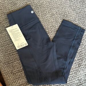 Lululemon All The Right Places Crop II *23" True Navy size 4